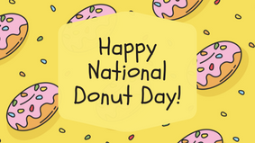 ITS NATIONAL DONUT DAY