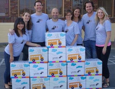 Behind The Scenes: Yoobi Delivers Classroom Packs to Dorris Place Elementary