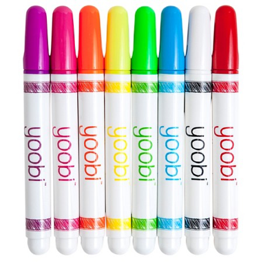  Yoobi Liquid Chalk Markers for Blackboard, Whiteboard & Glass  – Non-Toxic Chalkboard Markers for Kids – Multicolor & Vibrant Window  Markers for Glass Washable (8-Pack) : Office Products