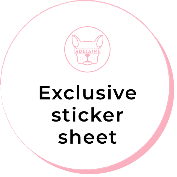 Exclusive sticker sheet