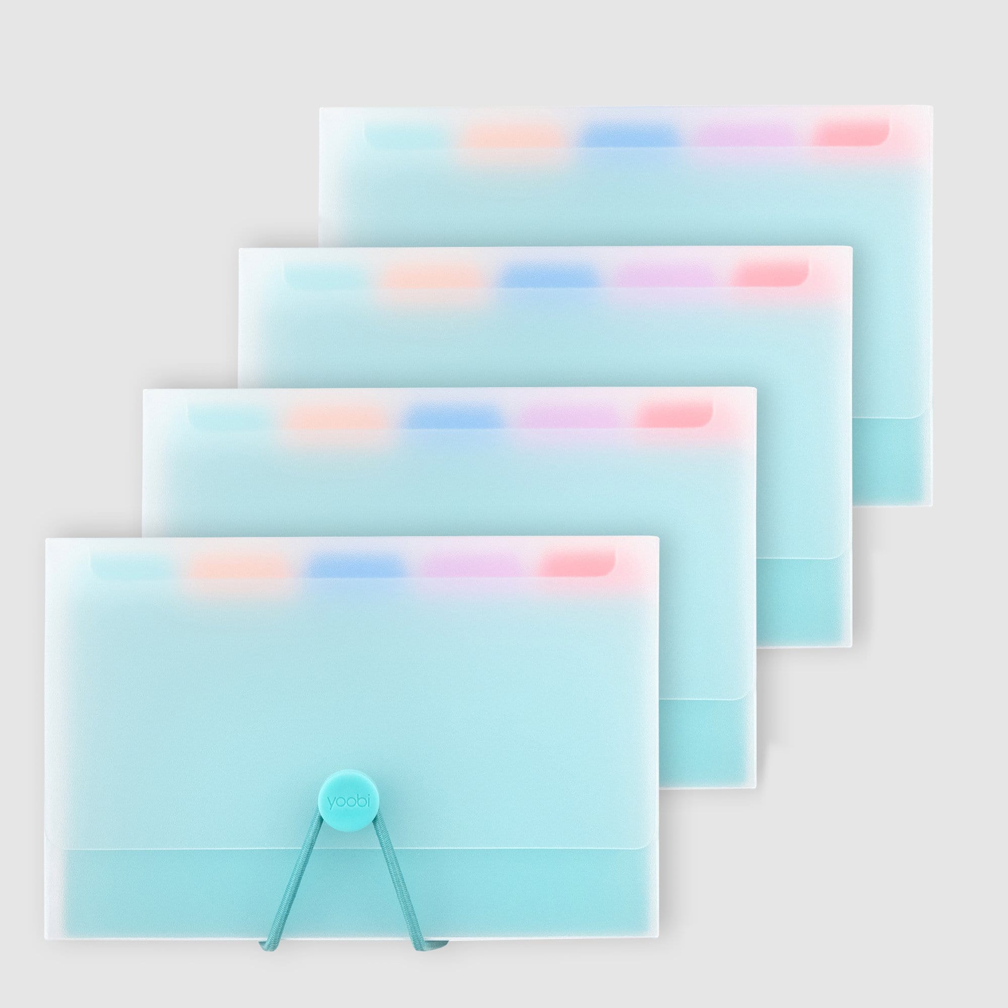 4 Pk Index Cards - Multicolor - Yoobi