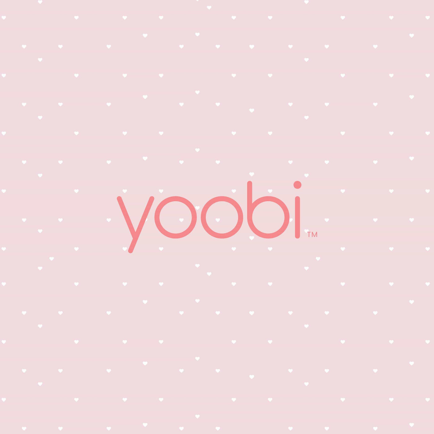 yoobi gift card with pink background and white polka dots