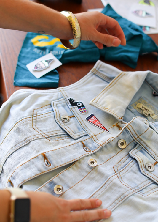 How to Flair Up Your Denim with Yoobi Pins and Patches