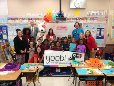 Delivering Yoobi Classroom Packs in Tampa, Florida