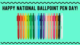 HAPPY NATIONAL BALLPOINT PEN DAY! – Yoobi