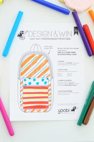 Design your own Backpack Pencil Case!