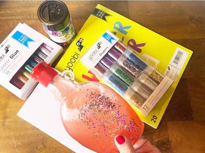 Yoobi Mini Masters: DIY Sensory Glitter Bottles for Kids