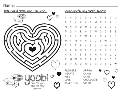 February Activity Pack: Valentine's Day and President's Day!