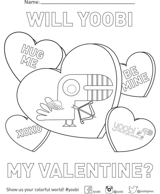 Valentine's Day Activity Sheet