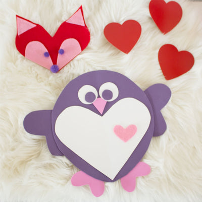 DIY Valentine’s Day Animal Crafts
