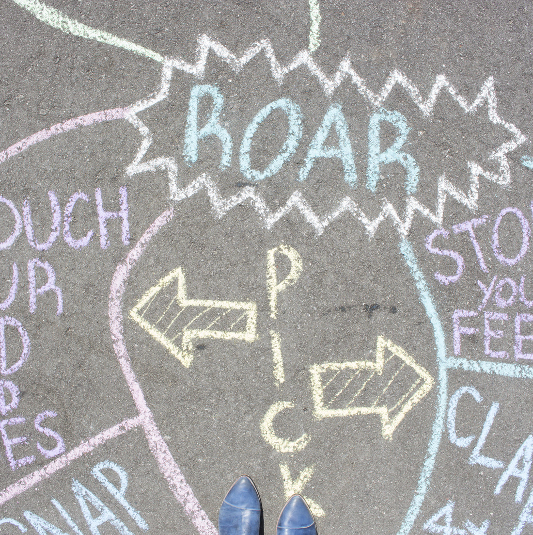 hopscotch chalk