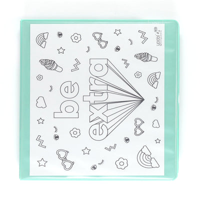 Yoobi 1 Inch Binder Set - Bright Multicolor Variety