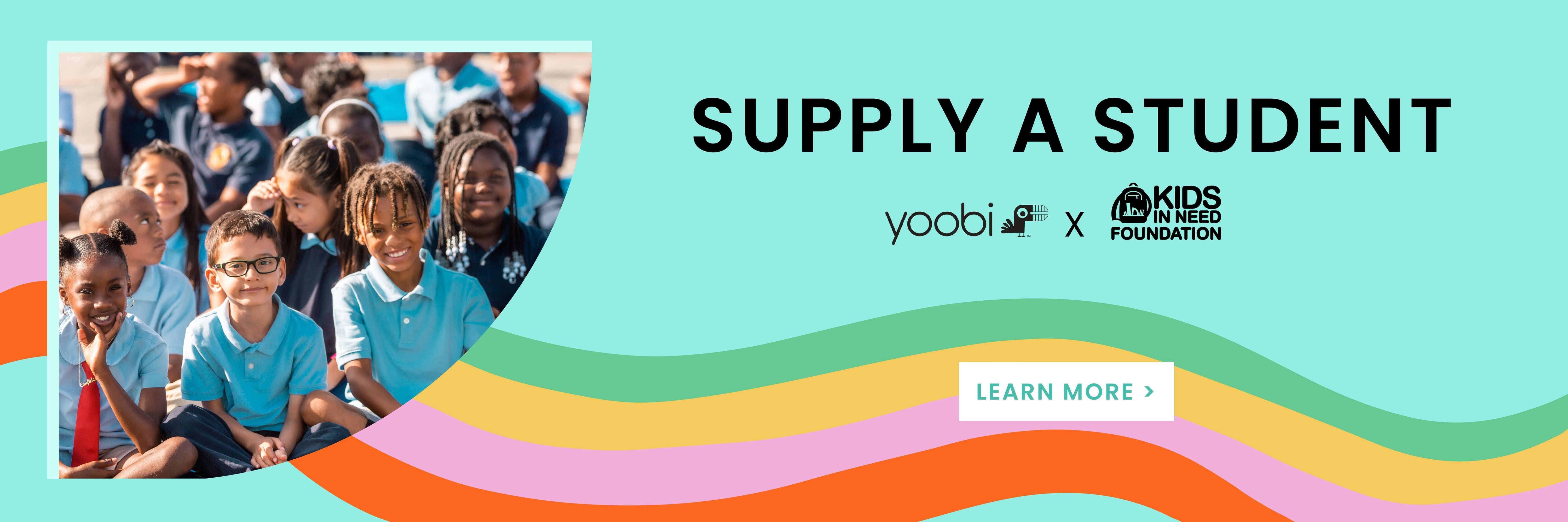 Supply A Classroom - Yoobi x Kids In Need Foundation (KINF)