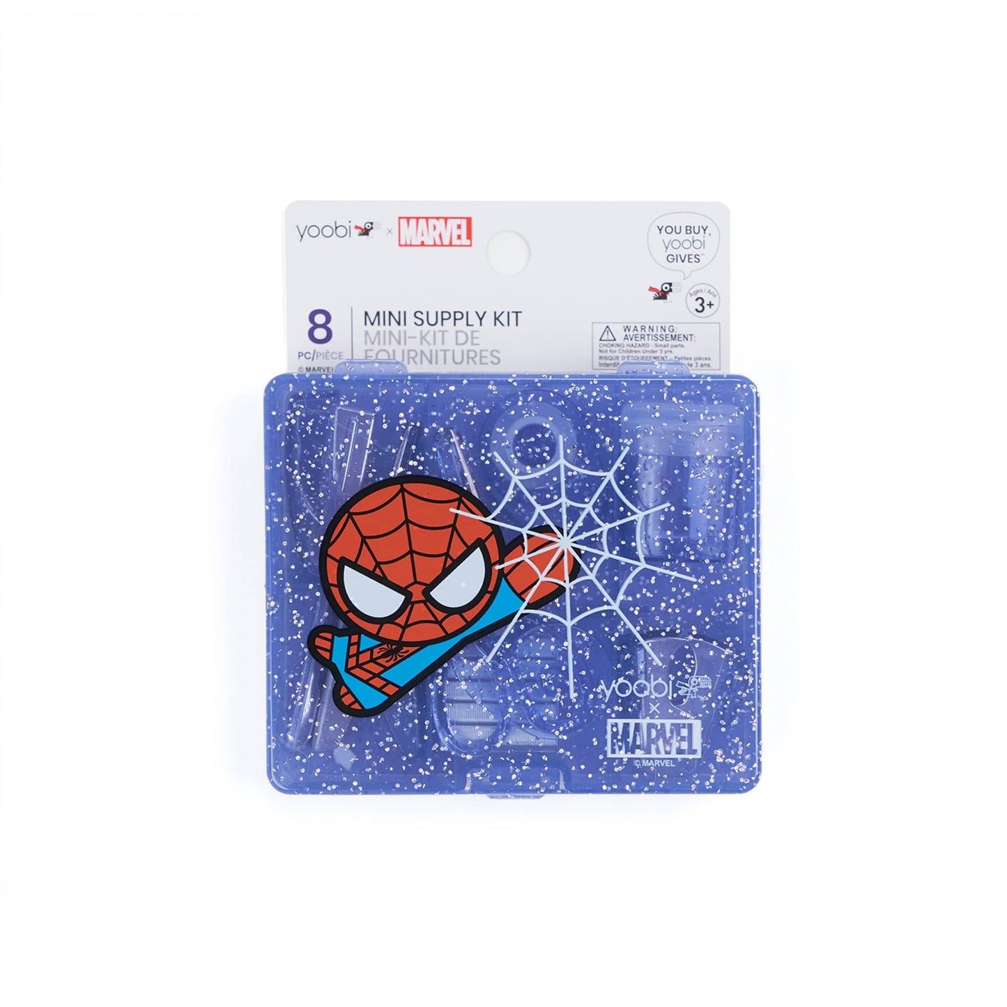 Yoobi x Marvel Spider-Man Mini Supply Kit & Kids Scissor Set