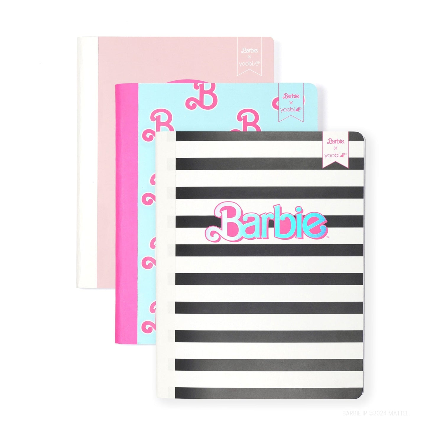 Yoobi - Barbie 3pk Composition Notebooks