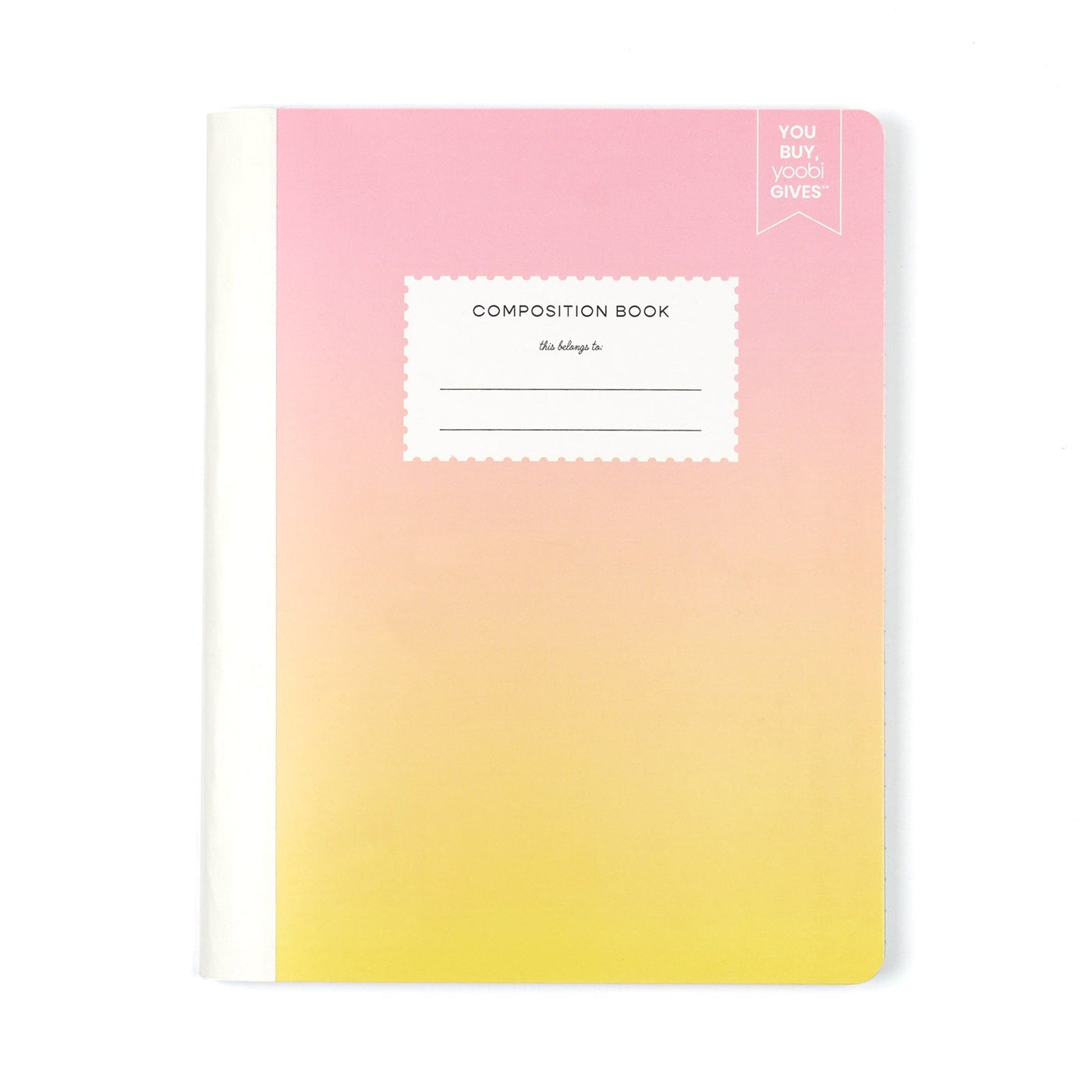 Yoobi Bright Multicolor 3pk Composition Notebooks