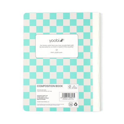 Yoobi Bright Multicolor 3pk Composition Notebooks