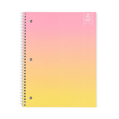 Yoobi Bright Multicolor 3pk Notebooks