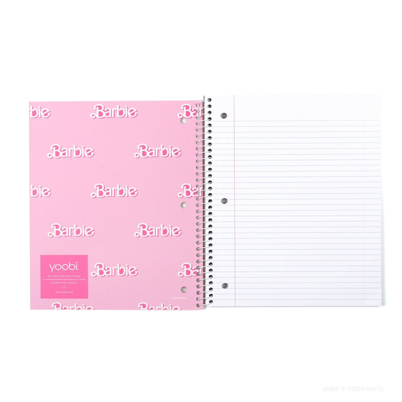 Yoobi - Barbie 3pk Notebooks