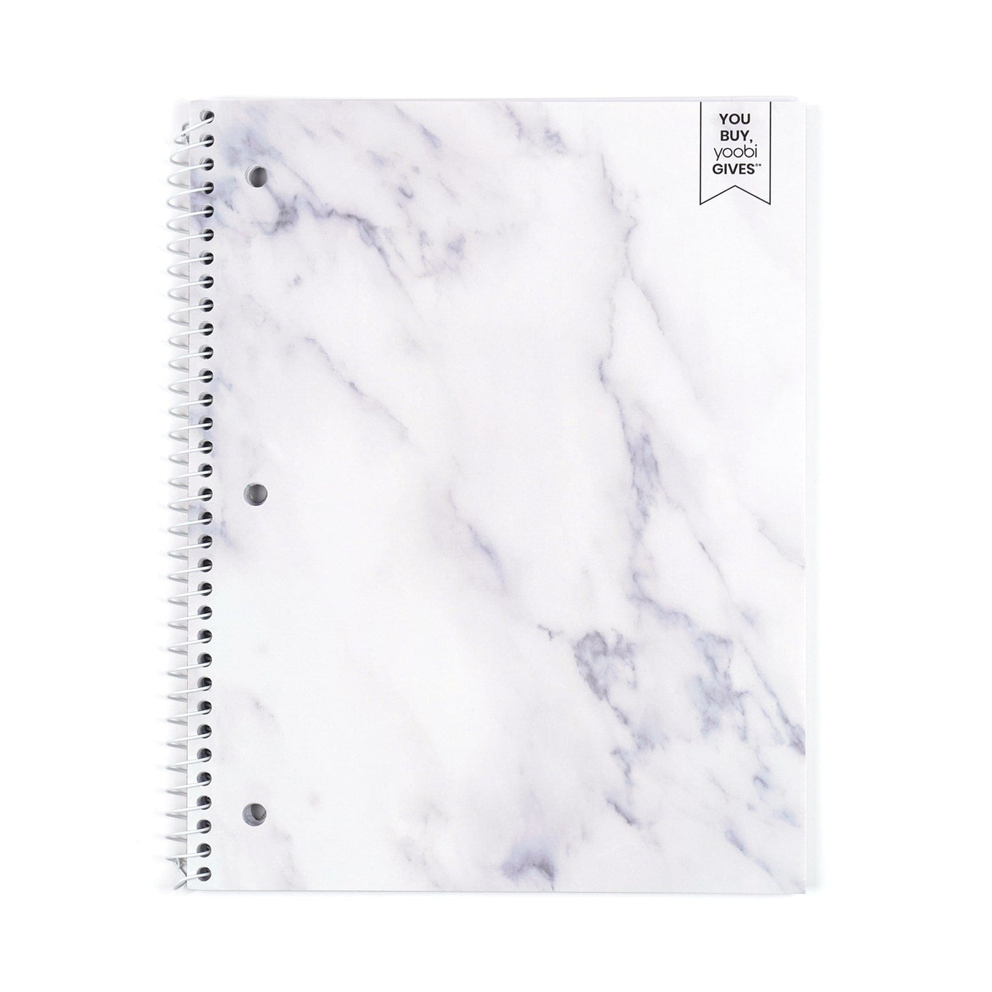 Yoobi Blush Marble Multi 6pk Notebooks