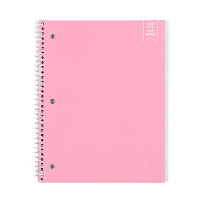 Yoobi Blush Marble Multi 6pk Notebooks