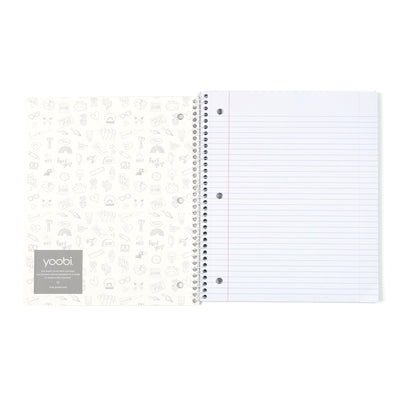 Yoobi Blush Marble Multi 6pk Notebooks