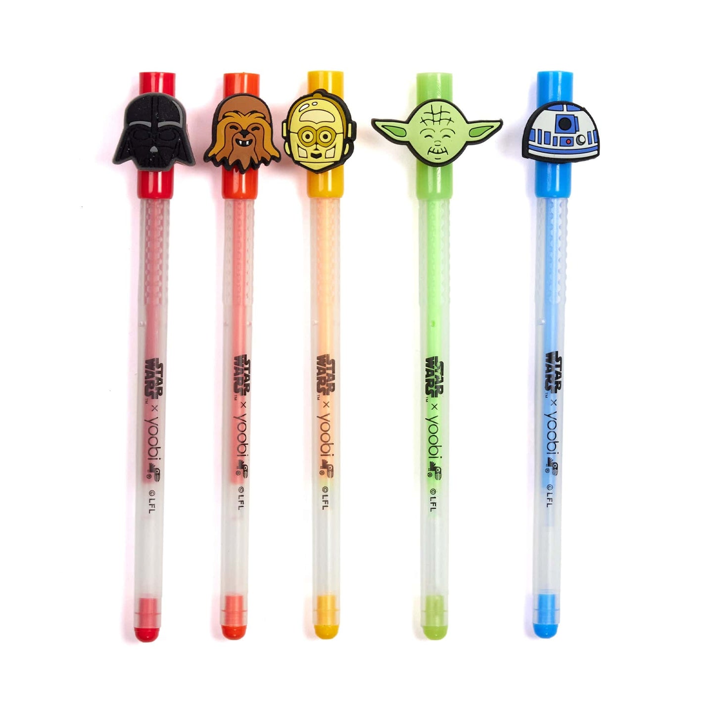 Yoobi x Star Wars Gel Pens with Charms, 10 Pack