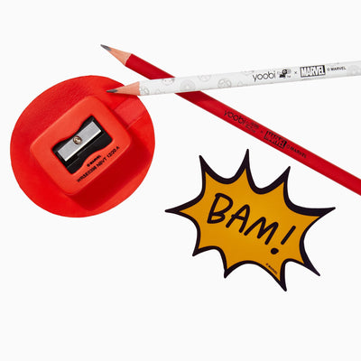 Yoobi x Marvel Spider-Man Eraser & Pencil Sharpener Set