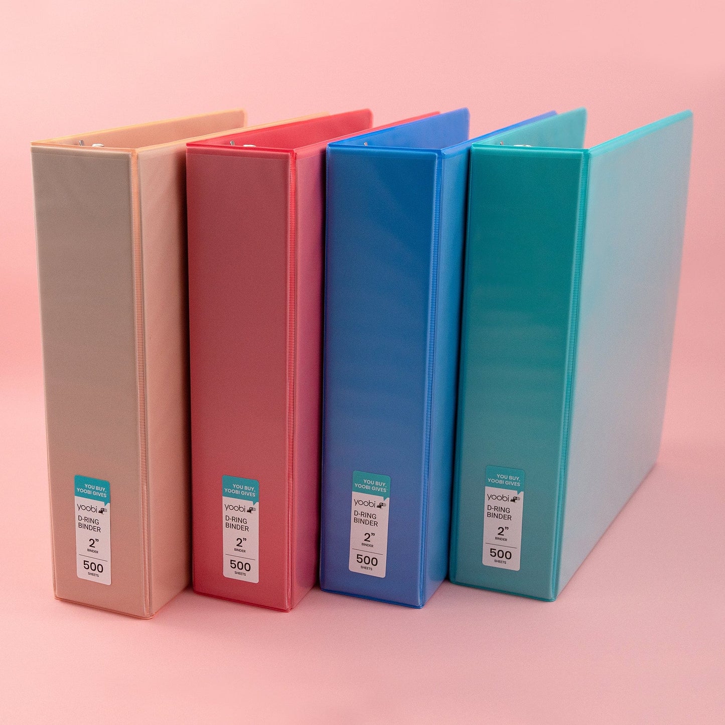 Yoobi 2 Inch Binder & 8-Tab Divider Set