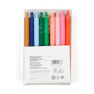 Retractable Gel Pens, 18 Pack