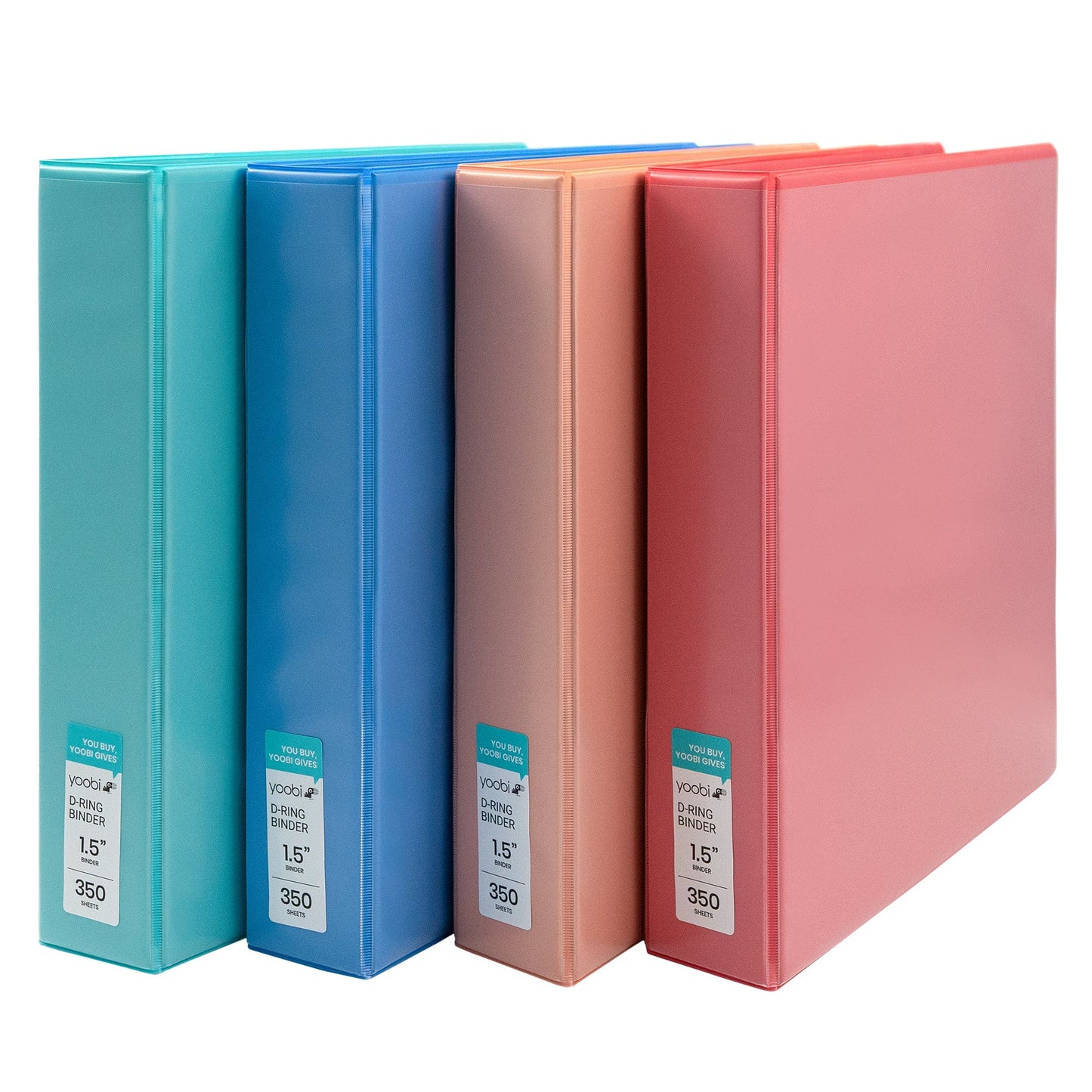 Yoobi 1.5 Inch Binder & 8-Tab Divider Set