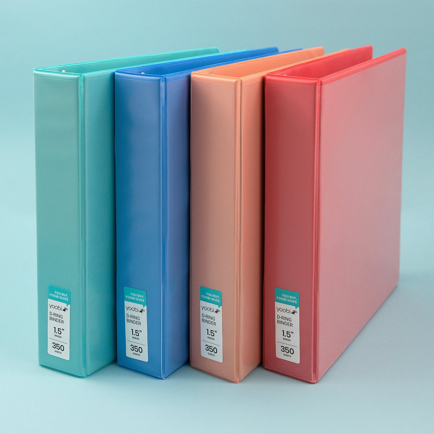 Yoobi 1.5 Inch Binder & 8-Tab Divider Set