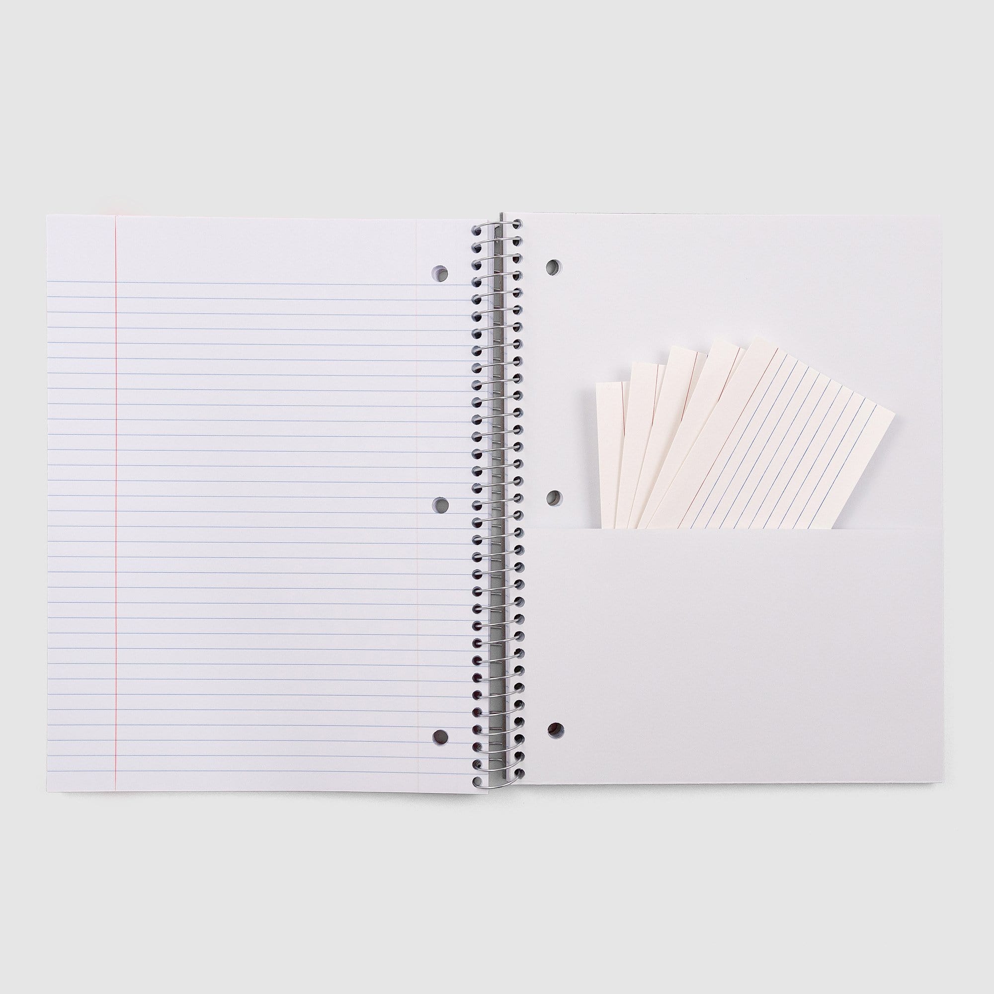 3 Pk Spiral Notebook, College Ruled - Multicolor - Yoobi