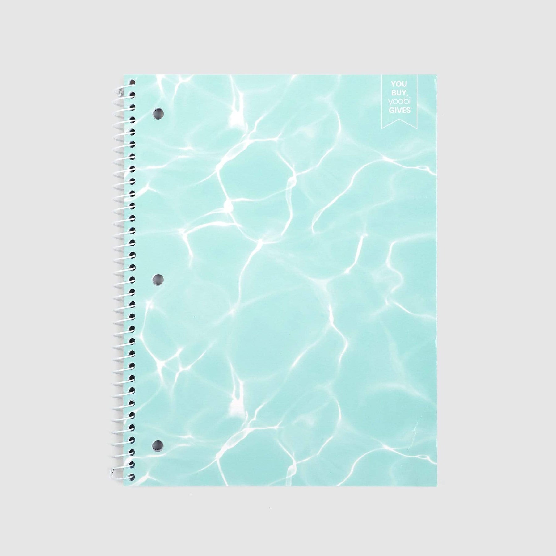 3 Pk Spiral Notebook, College Ruled - Multicolor - Yoobi