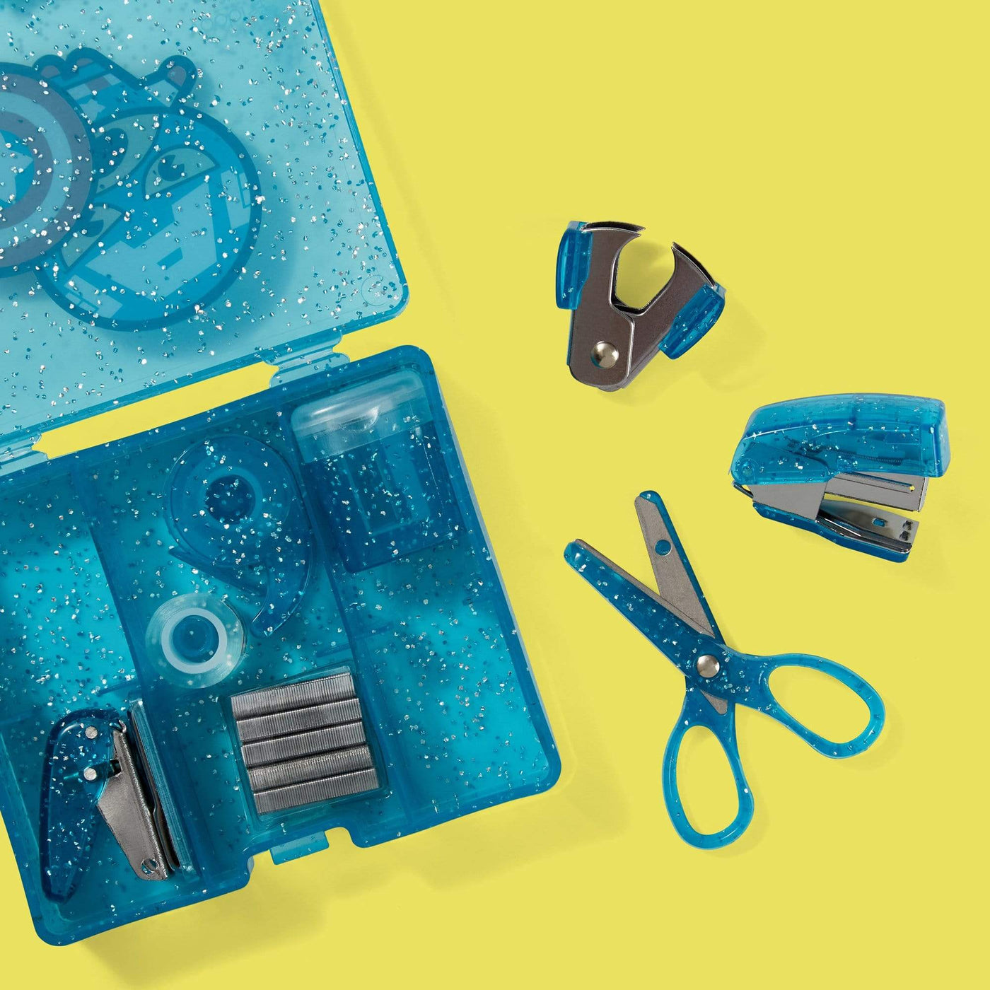 Mini Office Supply Kit in Portable Case w/Scissors/Stapler/Staples/Rul -  household items - by owner - housewares sale